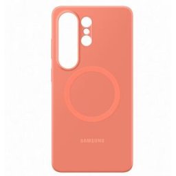 Samsung Capa Silicone Magnética para Galaxy S26 Ultra - Vermelho Coral