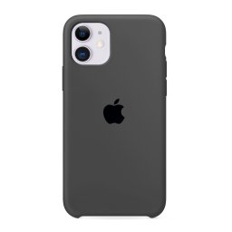 Capa de Silicone Cinzento Escuro iPhone 11
