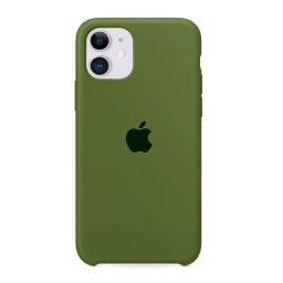 Capa de Silicone Verde iPhone 11