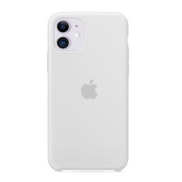 Capa de Silicone Branco iPhone 11