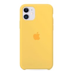 Capa de Silicone Amarelo iPhone 11
