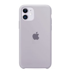 Capa de Silicone Rosa Acinzentado iPhone 11