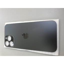 Tampa traseira de substituição em vidro para iPhone 13 pro max graphite