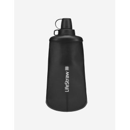 GARRAFA FLEXÍVEL LIFESTRAW Peak Series 650ml Cinza Escuro LSPSFMLGRWW