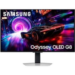 Monitor Gaming Samsung Odyssey OLED G8 G81SF S27FG812SU 27"/ 4K/ 0.03ms/ 240Hz/ QD-OLED/ Multimedia/ Regulable en altura/ Plata