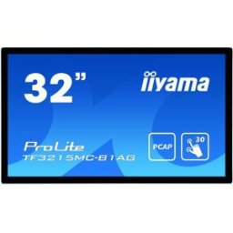 80,0cm/31.5" (1920x1080) iiyama ProLite TF3215MC-B1AG 16:9 FHD AMVA3 8ms HDMI VGA VESA Touch Black
