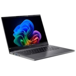 Acer TravelMate X4 14 AI TMX414-51-TCO - Copilot+ PC - Intel Core Ultra 7 - 258V / até 4.8 GHz - Win 11 Pro - Intel Arc Graphics 140V - 32 GB RAM - 1.024 TB SSD - 14" IPS 1920 x 1200 @ 120 Hz - Gigabit Ethernet - Wi-Fi 7, Bluetooth - cinza
