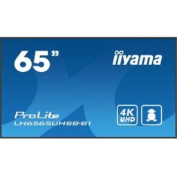MONITOR IIYAMA 65" , UHD IPS PANEL, HAZE 1%, 800CD/M, HORIZ Y VERT, SIGNAL FAILOVER, MM 2X 10W, HDMI 2X, DP, USB 2.0 X2, WIFI, LAN, MEDIA PLAY USB PORT, CONTROL LAN / RS232C, IISIGNAGE2 (CMS/DMS), E-SHARE, ANDROID 11 OS, 24/7 OPERATION, VESA (400X - 13