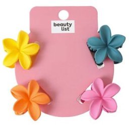 Beauty List Set de Molas Flor para Cabelo 4 un