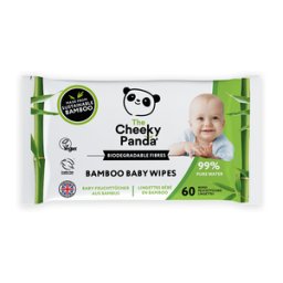Cheeky Panda Toalhitas BIO 100% Bambu 60 un