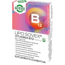 Lipo Sovex Vitamina B12 1000mcg 30 cápsulas