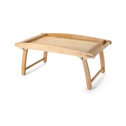 Continenta C3061 - Tabuleiro para cama 61x35 cm borracha figueira