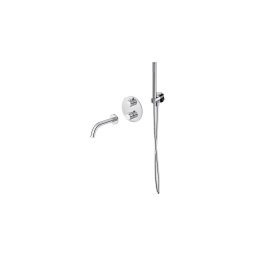 Cersanit S952-034 Conjunto banheira com termostato e bateria embutida ZEN cromad