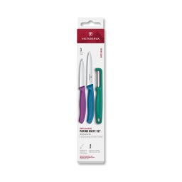 Victorinox - Conjunto de facas de cozinha com descascador SWISS CLASSIC, 3 peças, multicolorido