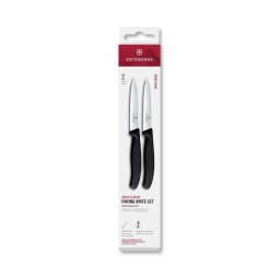 Victorinox - Conjunto de 2 facas para legumes SWISS CLASSIC 10 cm, preto