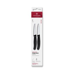 Victorinox - Conjunto de 2 facas para legumes SWISS CLASSIC, 8 cm, preto