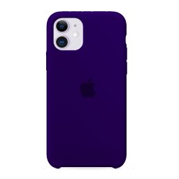Capa de Silicone Roxo iPhone 11