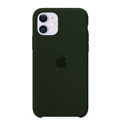 Capa de Silicone Verde Escuro iPhone 11