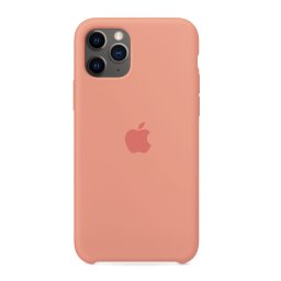 Capa de Silicone Laranja Claro iPhone 11 Pro