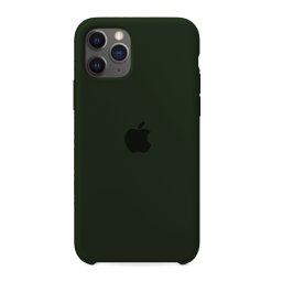 Capa de Silicone Verde Escuro iPhone 11 Pro