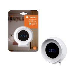 Ledvance- Relógio Digital LED com retroiluminação NIGHTLUX LED/0,3W/5V 3000/4000/6500K