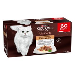 60x85g receitas Chef misto Purina Gourmet A la Carte comida gatos