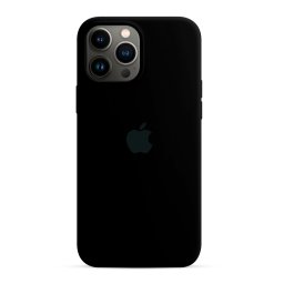 Capa de Silicone Preto iPhone 13 Pro Max