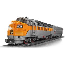 Mould King 12018S – Mould King EMD F7 WP locomotiva diesel