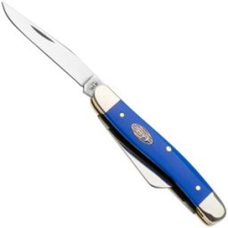 Case Knives Case Medium Stockman 16402, Smooth Royal Blue Synthetic, 4318 SS canivete