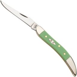 Case Knives Case Small Texas Toothpick 63835, Smooth Mint Green Synthetic, 410096 SS canivete