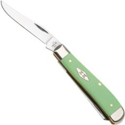 Case Knives Case Mini Trapper Mint Green Synthetic, 63831, 4207 SS canivete