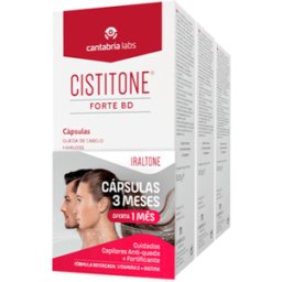 Cápsulas Queda de Cabelo Cistitone Forte BD 3 x 60 cápsulas