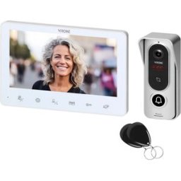 ORNO Video Porteiro Angu LCD 7" Full HD Wi-Fi c/ Leitor RFID - VIRONE