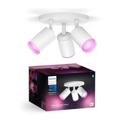 Philips - Foco LED RGBW com regulação Hue FUGATO 3xGU10/4,2W/230V branco