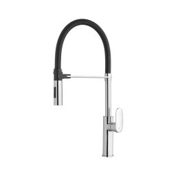 Paffoni - Torneira de cozinha com bica extraível CANDY 52,5 cm preta
