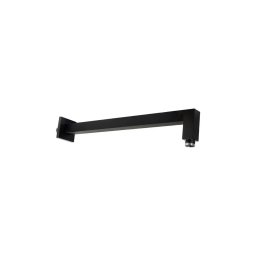 Paffoni - Braço de duche quadrado 40 cm preto
