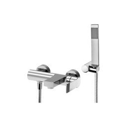 Paffoni - Misturador de parede para banheira LIGHT, cromo brilhante