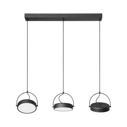 Osram - Lustre LED suspenso por cabo DECOR PUCK 3xLED/12W/230V CRI 90 preto