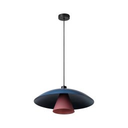 Osram - Candeeiro pendente com cabo DECOR FLYING MUSHROOM 1xE27/25W/230V diâmetro 50 cm azul