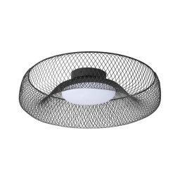 Osram - Luminária de teto LED DECOR MESH LED/18,5W/230V diâmetro 30 cm preta
