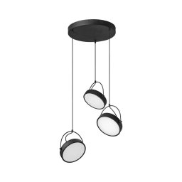 Osram - Lustre LED suspenso com cabo DECOR PUCK 3xLED/12W/230V CRI 90 preto