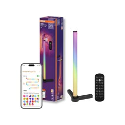 Osram - Candeeiro de mesa LED RGBW dimerizável SMART+ MAGIC LED/7,5W/230V preto Wi-Fi + controlo remoto