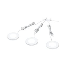 Osram - Conjunto com 3 luminárias LED para instalação sob armários UNDERCABINET LED/8,5W/230V, brancas