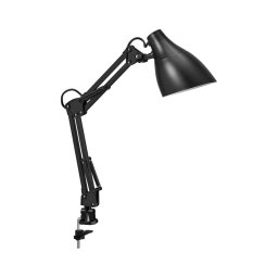 Osram - Candeeiro de secretária com clip DESK LINE 1xE27/11W/230V preto