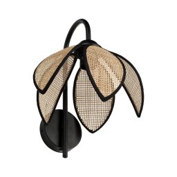 Osram - Aplique de parede DECOR RATTAN 1xE27/15W/230V bege/preto