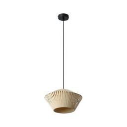 Osram - Pendente com cabo DECOR STRIPES 1xE27/10W/230V Ø 30,5 cm bege