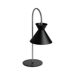 Osram - Candeeiro de mesa DECOR WAIST 1xE27/40W/230V preto