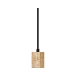 Osram - Cabo de alimentação PENDULUM CYLINDER 1xE27/15W/230V em madeira