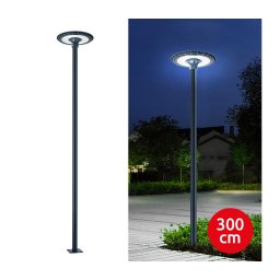 Brilagi-LED Lâmpada de rua exterior com poste de 3 m URBANSPARK LED/120W/230V antracite IP65