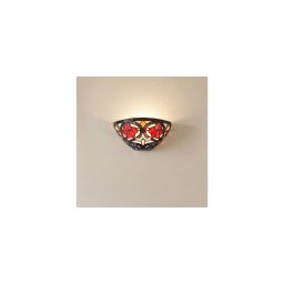 Quoizel QZ-LARISSA-WU - Aplique de parede Tiffany LARISSA 2xE14/40W/230V